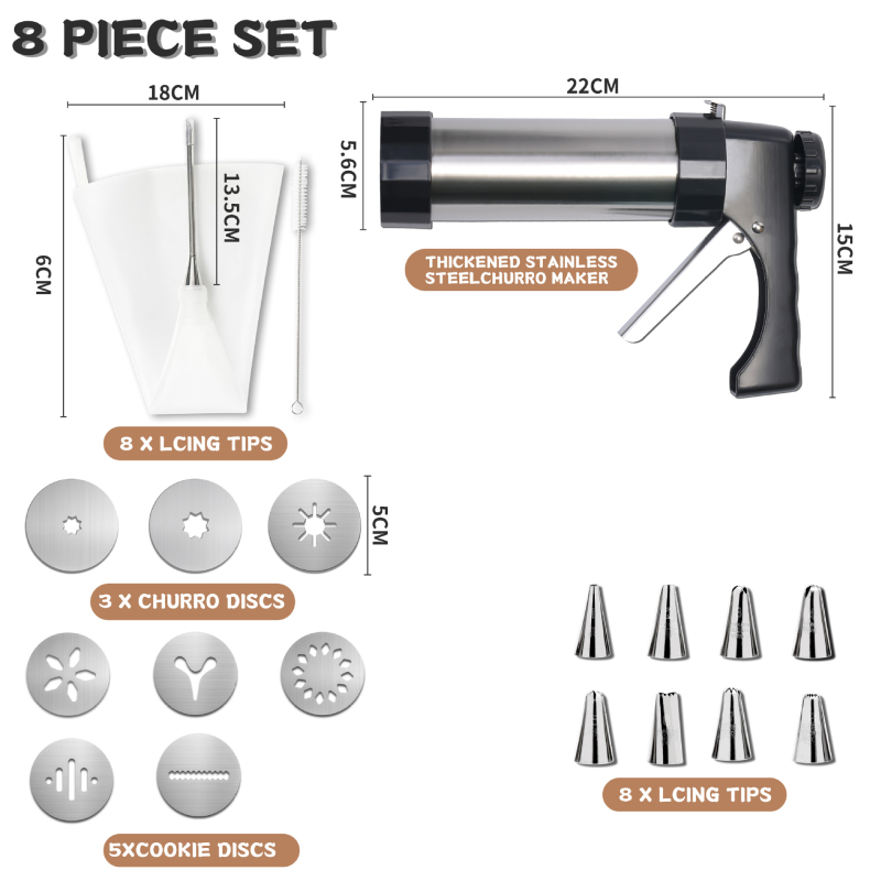 Piiriülene leibkonna Hispaania praetud tainapulkade masin Lääne-Ladina puuviljamasin Hispaania praetud tainapulkade masin Leibkonna soodne puuviljamasin