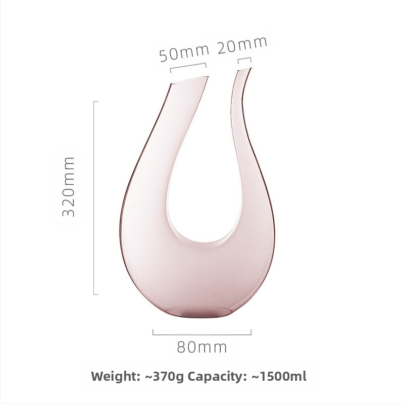 Francuski nagnuti crveni vinski čaša Flamingo kristalna čaša visoke vrijednosti boje crvena vinska čaša posebna vinska čaša za par