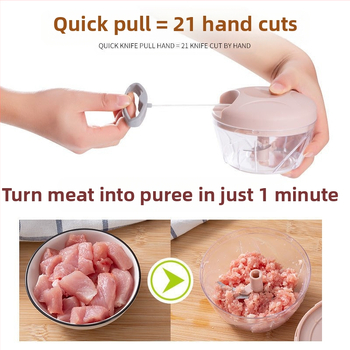 Χειροκίνητος οικιακός πολυλειτουργικός κόπτης λαχανικών, αποφλοιωτής σκόρδου, μύλος σκόρδου κουζίνας, μηχανή μαγειρέματος, μύλος λαχανικών χονδρικής