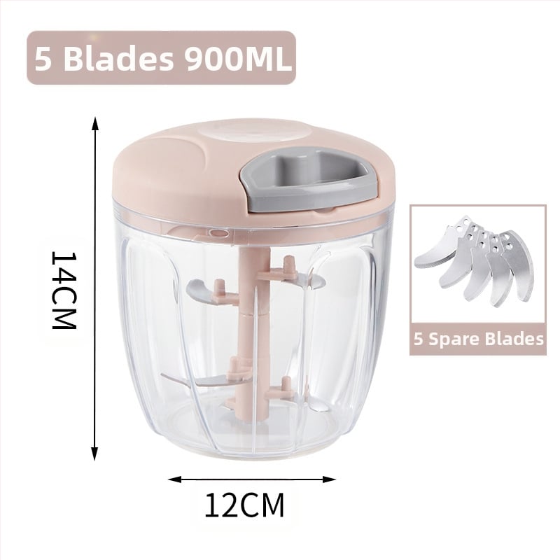 Χειροκίνητος οικιακός πολυλειτουργικός κόπτης λαχανικών, αποφλοιωτής σκόρδου, μύλος σκόρδου κουζίνας, μηχανή μαγειρέματος, μύλος λαχανικών χονδρικής