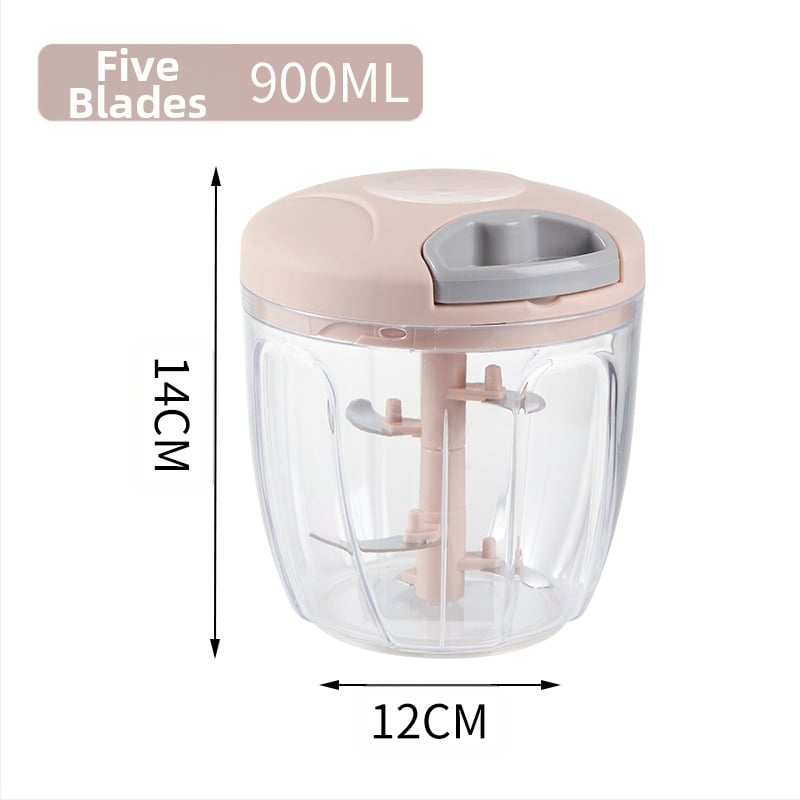 Χειροκίνητος οικιακός πολυλειτουργικός κόπτης λαχανικών, αποφλοιωτής σκόρδου, μύλος σκόρδου κουζίνας, μηχανή μαγειρέματος, μύλος λαχανικών χονδρικής