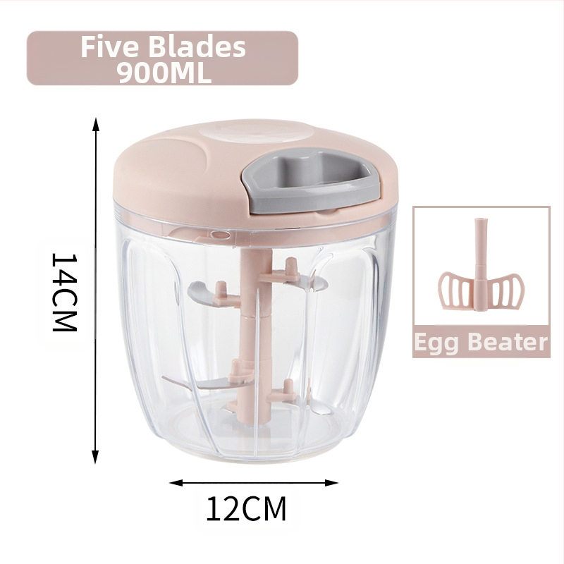 Χειροκίνητος οικιακός πολυλειτουργικός κόπτης λαχανικών, αποφλοιωτής σκόρδου, μύλος σκόρδου κουζίνας, μηχανή μαγειρέματος, μύλος λαχανικών χονδρικής