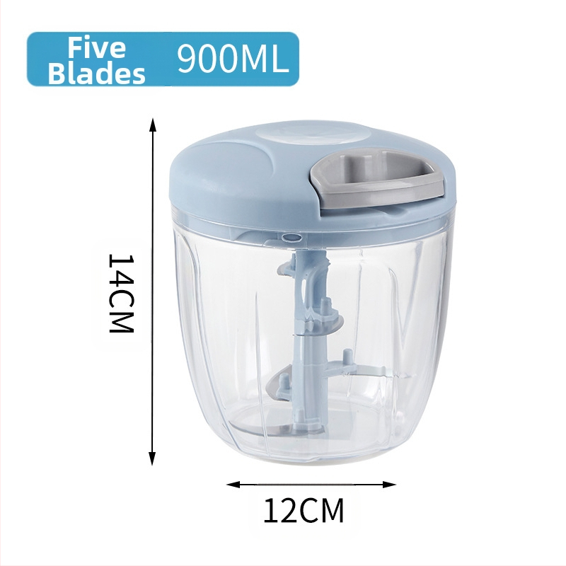 Χειροκίνητος οικιακός πολυλειτουργικός κόπτης λαχανικών, αποφλοιωτής σκόρδου, μύλος σκόρδου κουζίνας, μηχανή μαγειρέματος, μύλος λαχανικών χονδρικής