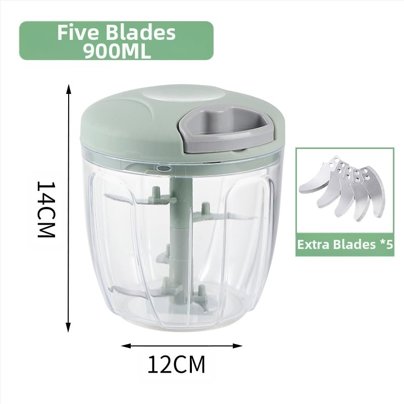 Χειροκίνητος οικιακός πολυλειτουργικός κόπτης λαχανικών, αποφλοιωτής σκόρδου, μύλος σκόρδου κουζίνας, μηχανή μαγειρέματος, μύλος λαχανικών χονδρικής