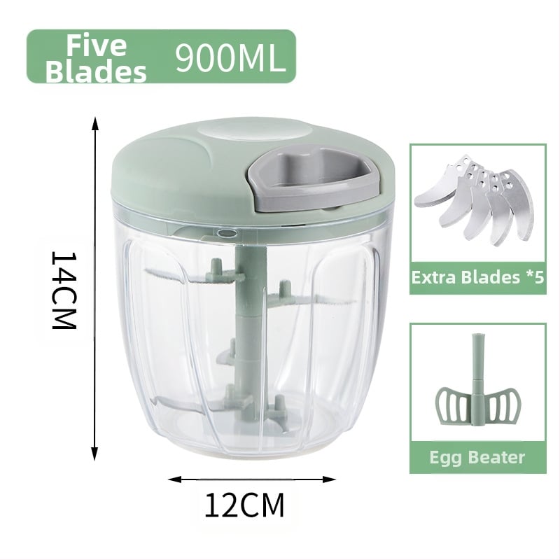 Χειροκίνητος οικιακός πολυλειτουργικός κόπτης λαχανικών, αποφλοιωτής σκόρδου, μύλος σκόρδου κουζίνας, μηχανή μαγειρέματος, μύλος λαχανικών χονδρικής