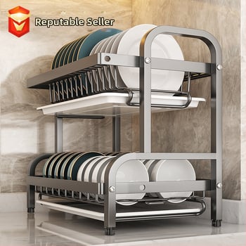 Nõud ja nõudepesuriiul Köögisahtel Noahoidja Söögipulkade hoidik Integreeritud äravoolurest Majapidamises kasutatav multifunktsionaalne kausiriiul