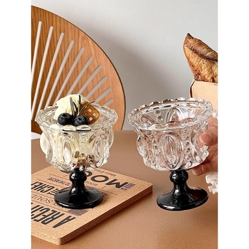 Pokaalikohtu stiilis majapidamismagustoiduklaas Nordic Relef Cup jäätisejäätis linnupesa tass täiustatud Euroopa stiilis