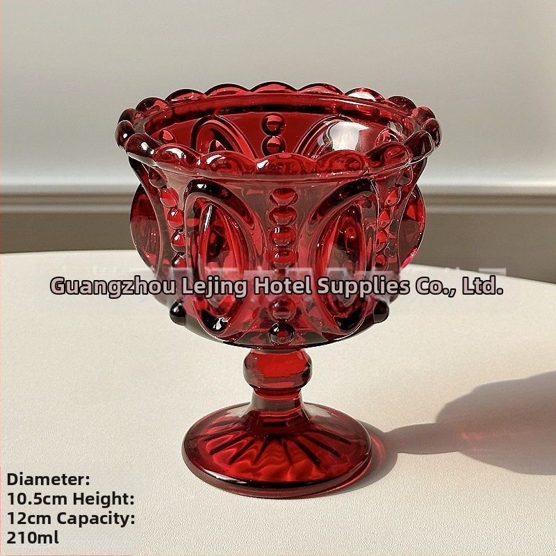 Pokaalikohtu stiilis majapidamismagustoiduklaas Nordic Relef Cup jäätisejäätis linnupesa tass täiustatud Euroopa stiilis