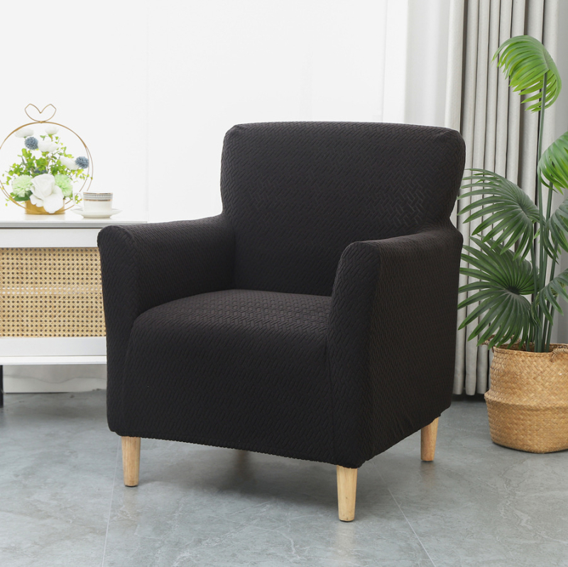 Трансграничен разтеглив дълъг Т-образен жакардов малък единичен подлакътник за диван, прахозащитно покритие