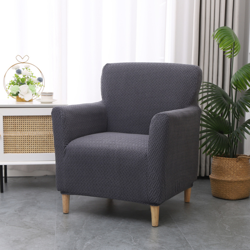 Трансграничен разтеглив дълъг Т-образен жакардов малък единичен подлакътник за диван, прахозащитно покритие