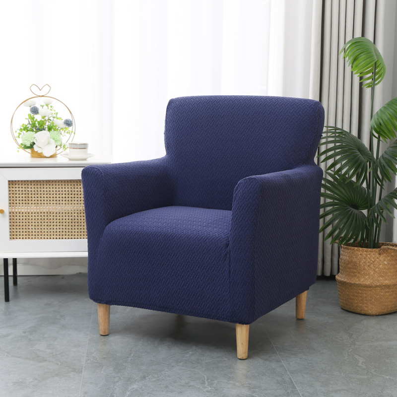 Трансграничен разтеглив дълъг Т-образен жакардов малък единичен подлакътник за диван, прахозащитно покритие