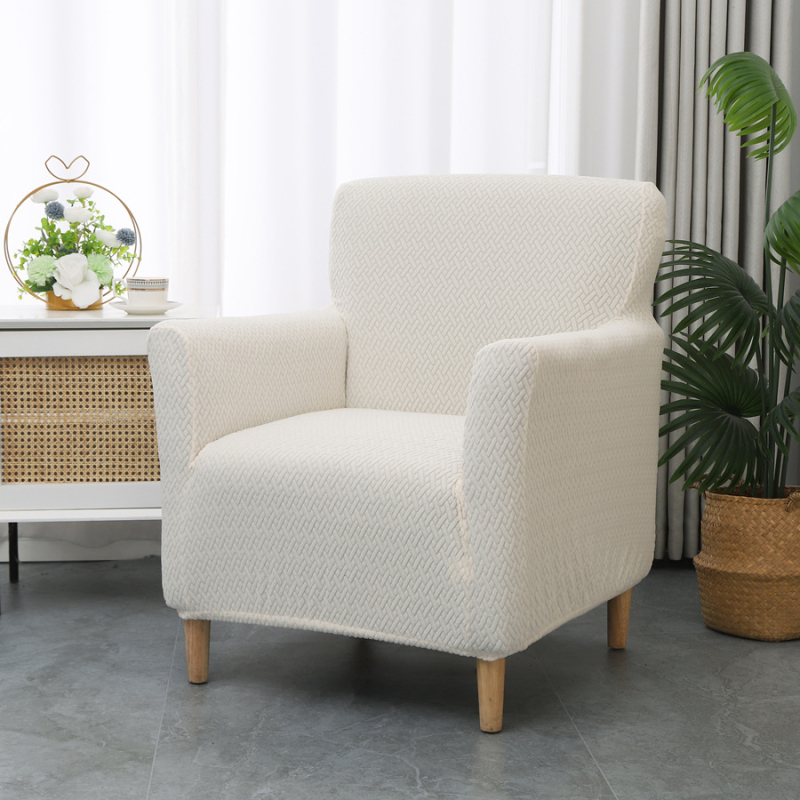 Трансграничен разтеглив дълъг Т-образен жакардов малък единичен подлакътник за диван, прахозащитно покритие