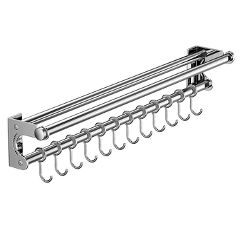 Neperforuojamas peilių laikiklis, 304 nerūdijančio plieno laikymo lentynėlė, virtuvės kabliukas, puodo užvalkalas, pjaustymo lentelė, plastikinės plėvelės servetėlių laikiklis