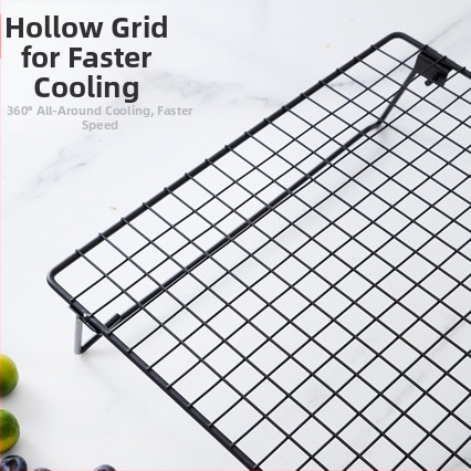 Охлаждаща поставка за компютър, охлаждаща поставка за хляб, черна незалепваща охлаждаща поставка за торти, многофункционални инструменти за печене