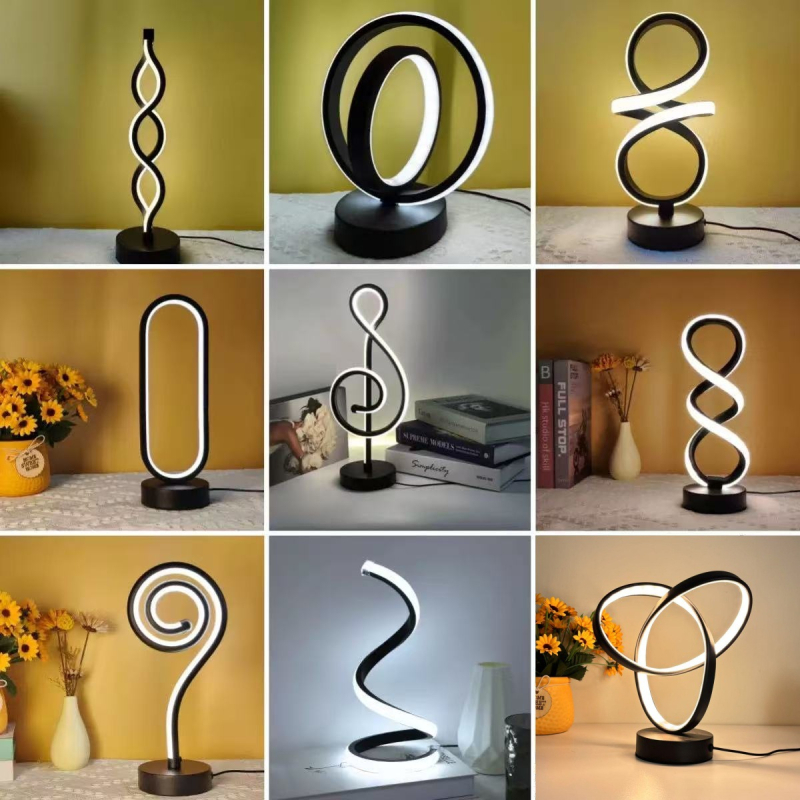 Határokon átnyúló robbanások hálószoba éjjeli lámpa hangulat hínár asztali lámpa hullámminta éjszakai fény fény luxus kreatív nappali