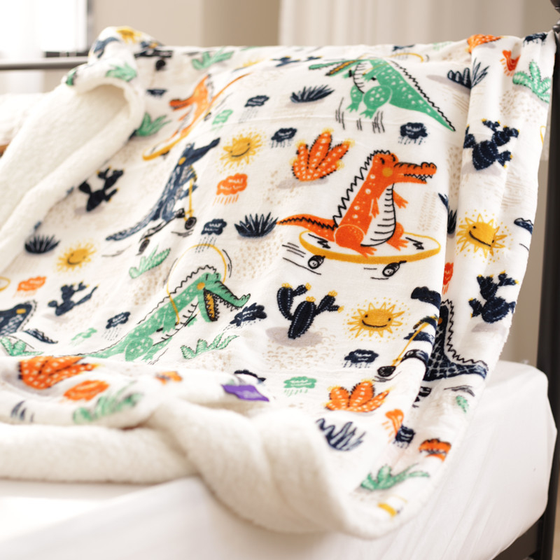 Ziemassvētku sega Piparkūku vīriņš Biroja snaudu sega Dāvanu sega Piena flīsa flaneļa palagi Flīsa sega Dīvāna sega