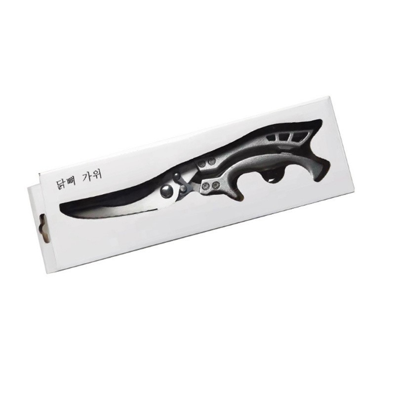 Nerūdijančio plieno vištienos kaulų žirklės, daugiafunkcinės, pritaikytos eksportui, buitiniam naudojimui, vištienos ir žuvies kaulų žirklės su aliuminio rankena, daugiafunkcės virtuvės žirklės