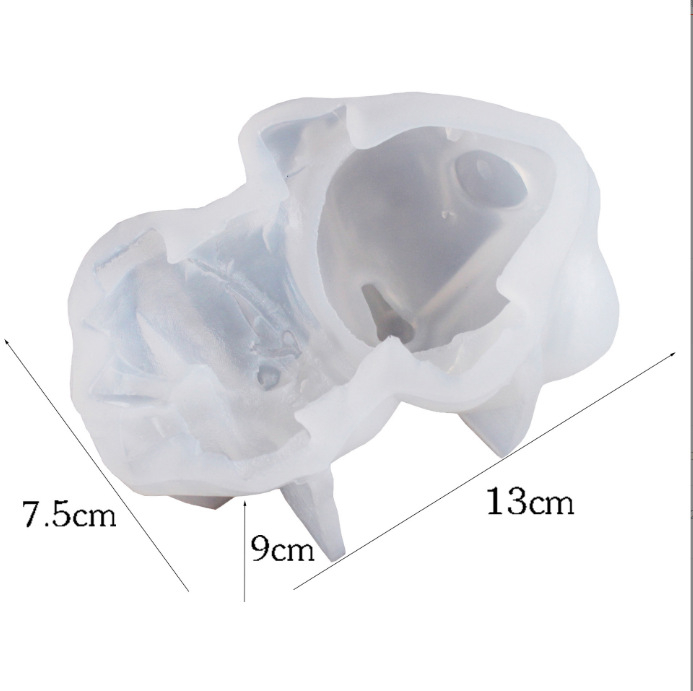 Täienda 3D võrgust punase huulepulgaga sea Shapi koerakoogi vahu silikoonvormi loomaželee jäätise näpuotsaga vormi