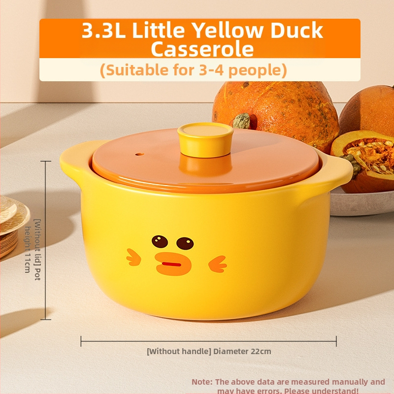 Puodas namams, atsparus aukštai temperatūrai, sausai degantis, neskilinėjantis keraminis dujinės viryklės puodas, ryžių troškinys, sriuba, sriubos puodas