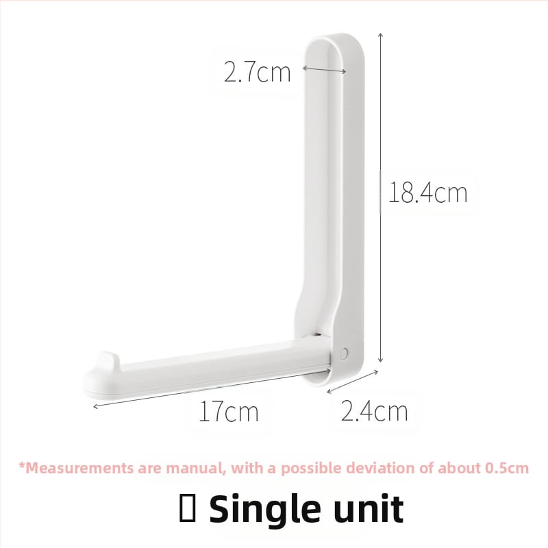 Vešiak na oblečenie, skladovací artefakt, balkón, skladací, bez dierovačov, domáci vešiak na zavesenie oblečenia, sušiak na oblečenie do ubytovne, zberač klipov