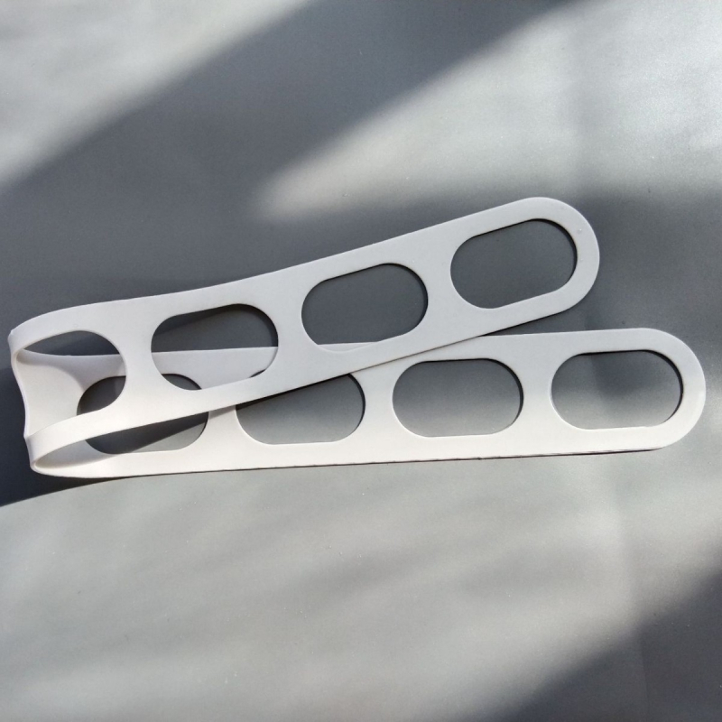 Silikoonist potikaane rihm, korduvkasutatav universaalne kaanerihm, mis sobib hautisepoti, vormiroa ja tõrvakaanega lõunakarbi jaoks