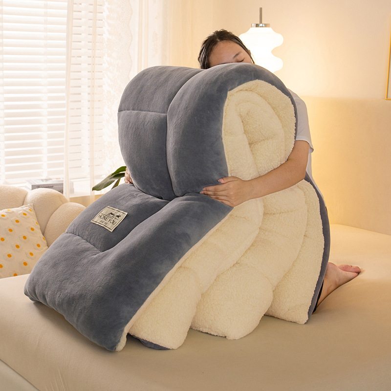 Naujo stiliaus šilta marginta žieminė antklodė, sustorinta dvipusė flanelinė snaigės rašto antklodė studentams, pavasario/rudens/žiemos stora antklodė, medvilninė antklodė