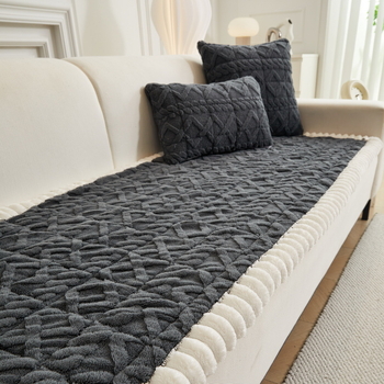 2024 нова зимна топла памучна кадифена възглавница за диван от масивно дърво, махагонов диван, неплъзгаща се дебела възглавница