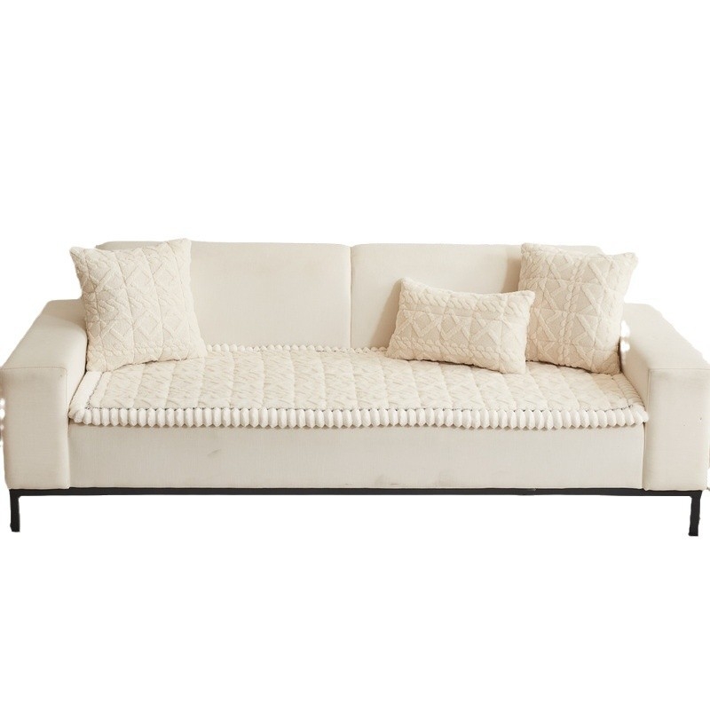 2024 нова зимна топла памучна кадифена възглавница за диван от масивно дърво, махагонов диван, неплъзгаща се дебела възглавница