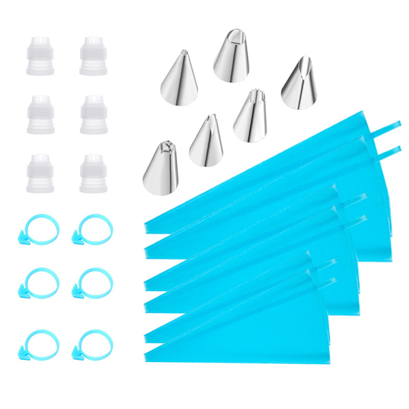 „Amazon“ nerūdijančio plieno dekoravimo burnos kepimo įrankiai, tinkantys vienkartiniams dekoravimo maišeliams, torto dekoravimo kremo išspaudimo įrankiams