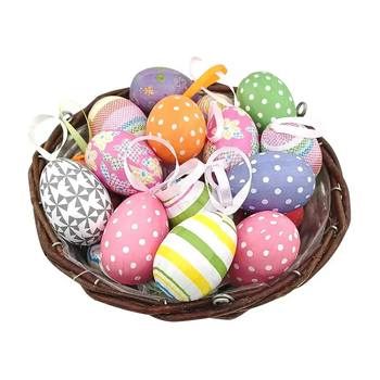 Διασυνοριακό Amazon σε απόθεμα Πασχαλινό αφρώδες χαρτί αυγό με κουκκίδες Κρεμαστό αυγό Εκπαιδευτικά παιδικά παιχνίδια