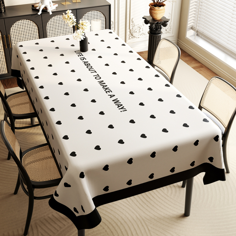 Söögilaua laudlina, veekindel ja õlikindel ühekordne lauamatt, ristkülikukujuline PVC laudlina, kerge, luksuslik, tipptasemel teelaua laudlina