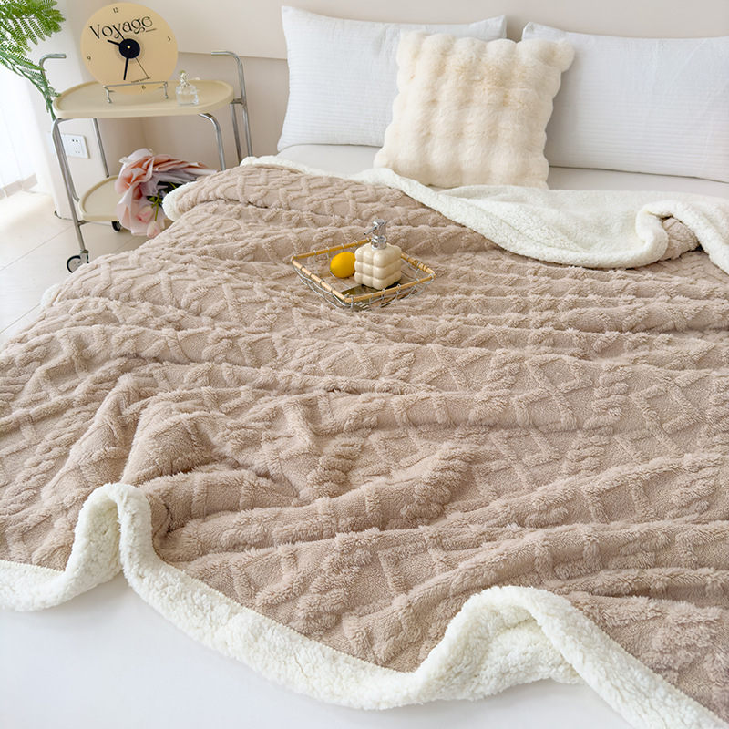 Žieminė sustorinta dvigubo sluoksnio tafelio antklodė, pažangios tekstūros biuro snapo antklodė, sofos antklodės gamyklos išparduotuvė