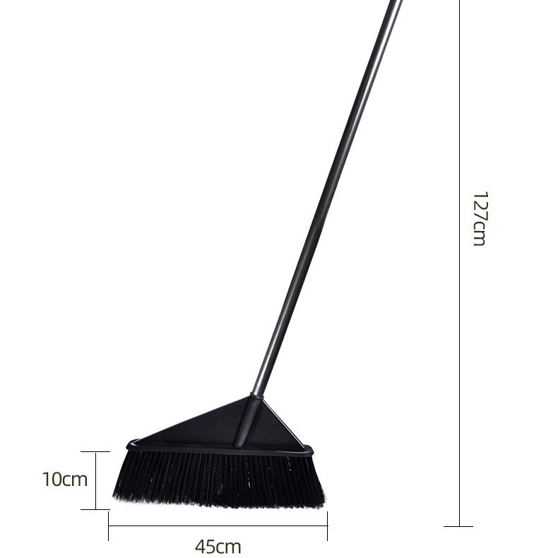 Didelė šluota didmeninė prekyba viena šluota kaimo kiemo buitinė valymo šluota sanitarijos darbuotojui didelė šerių šluota