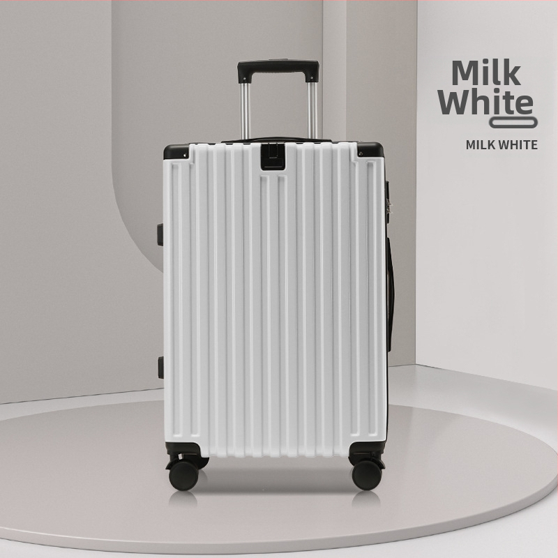 Pagasikohver, punane, 20-tolline, käru, universaalne ratastega, 24-tolline, meeste ja naiste, tudengite paroolikastiga nahkkott