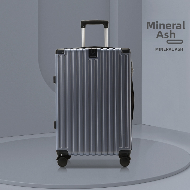 Pagasikohver, punane, 20-tolline, käru, universaalne ratastega, 24-tolline, meeste ja naiste, tudengite paroolikastiga nahkkott