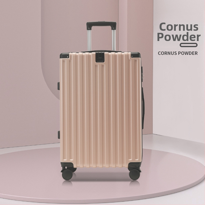 Pagasikohver, punane, 20-tolline, käru, universaalne ratastega, 24-tolline, meeste ja naiste, tudengite paroolikastiga nahkkott