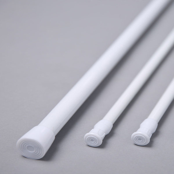 Valge värviga ploomiõie teleskoopvarras multifunktsionaalne dušikardinavarras kardinapuu auguvaba riiete tuulutusvarras jaapani stiilis uksekardinapuu