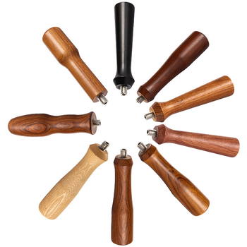 Universaalne kohvi täispuidust käepide Puidust tooted Modifitseeritud puidust käepideme tarvikud Kohvi käepide Kohvimasina käepide