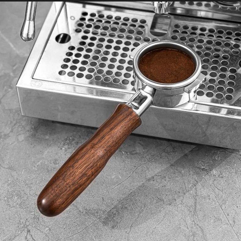 Universaalne kohvi täispuidust käepide Puidust tooted Modifitseeritud puidust käepideme tarvikud Kohvi käepide Kohvimasina käepide