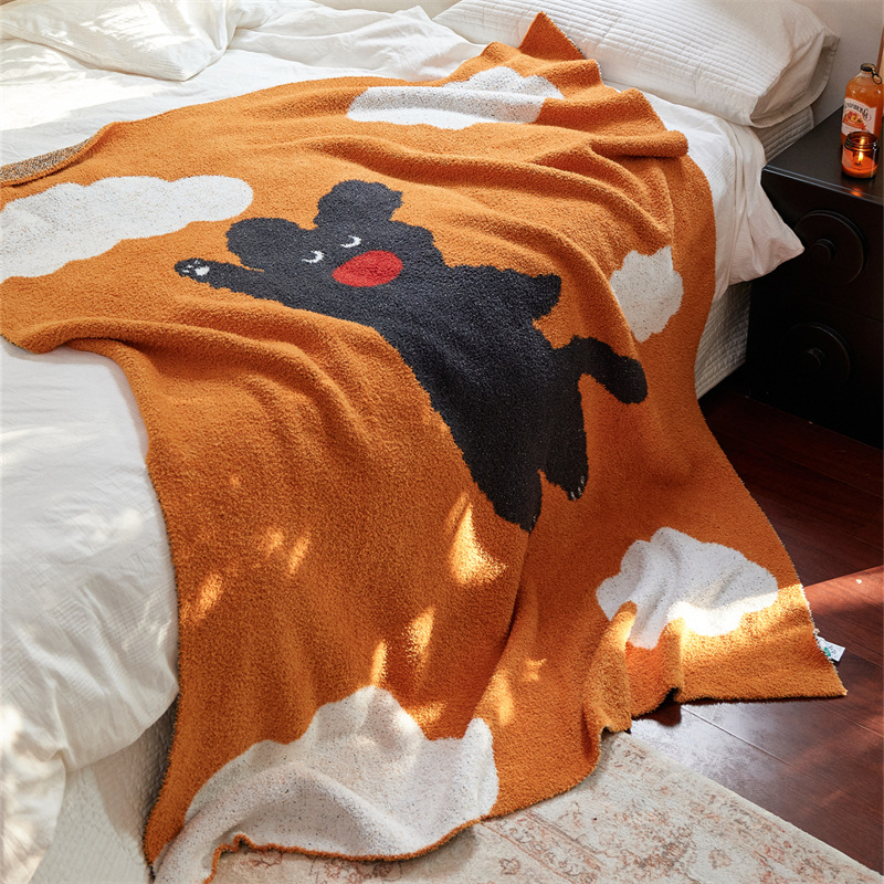 Uus Flying Dog klass A poolpoolne sametist kootud tekk, lõunapausi kattetekk, vabaajatekk, pehme pleediga