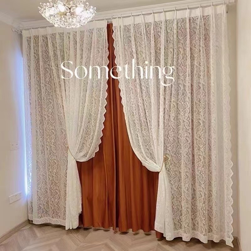 Prabangios karoliukų nėrinių marlės prancūziškos namų tekstilės užuolaidos, užuolaidos miegamajam, storinančioms svetainę, viešbutis, didmeninė prekyba, prieinama kaina