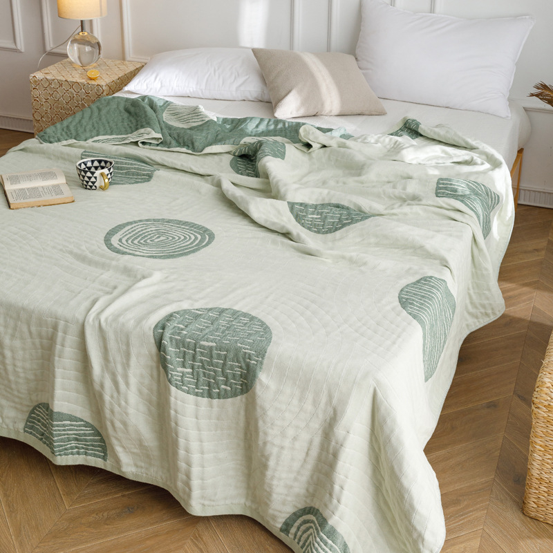 Uus pestud puuvillane neljakihiline marlirätikutekk suvine tekk tekk uinak konditsioneeri tekk vabaajatekk diivanikate riie