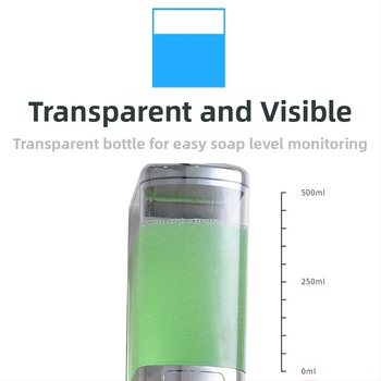 „Ruiwo“ rankų dezinfekavimo dėžutės viešbučio pakuotė, prie sienos tvirtinamas viešbutis, prie sienos tvirtinamas vonios losjonas, dvigalvis buteliukas, muilo dozatorius, presuojamas butelis