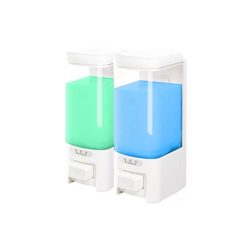 „Ruiwo“ rankų dezinfekavimo dėžutės viešbučio pakuotė, prie sienos tvirtinamas viešbutis, prie sienos tvirtinamas vonios losjonas, dvigalvis buteliukas, muilo dozatorius, presuojamas butelis