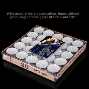 Küünlavabriku partii aroomiteraapia küünal teevaha 1,5-2 tundi 100 väikest küünalt romantiline ettepaneku pihtimus Buddha või