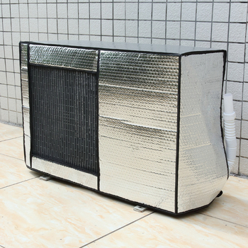 Tarpvalstybinis oro kondicionieriaus išorinio gaubto eksportas, atsparus vandeniui, apsaugantis nuo saulės, šilumos izoliacija, aliuminio folijos batai, netinka oro kondicionieriaus kambario palto gamyklos tiesioginiams pardavimams