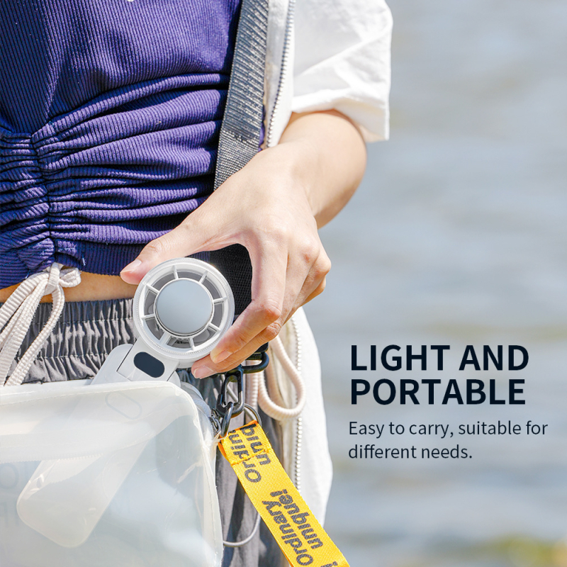 2025 m. naujo modelio didelės spartos nešiojamasis aušinimo ventiliatorius, sulankstomas ledinis vėsus USB kaklo ventiliatorius, biuro darbalaukio aušinimo ventiliatorius