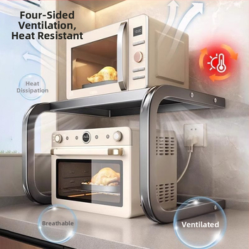 Patobulinta sandėliavimo lentynėlė, mikrobangų krosnelė, virtuvė, elektrinė ryžių viryklė, lentynėlė, orkaitės laikymo laikiklis, buitinis dvigubo sluoksnio stalviršis, darbalaukis