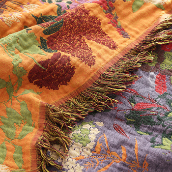 Tarpvalstybinis grynos medvilnės marlės rankšluostis, dvipusis sofos rankšluostis, vasarinis plonas antklodės užtiesalas pietų pertraukai, vasarinis vėsus antklodės užtiesalas