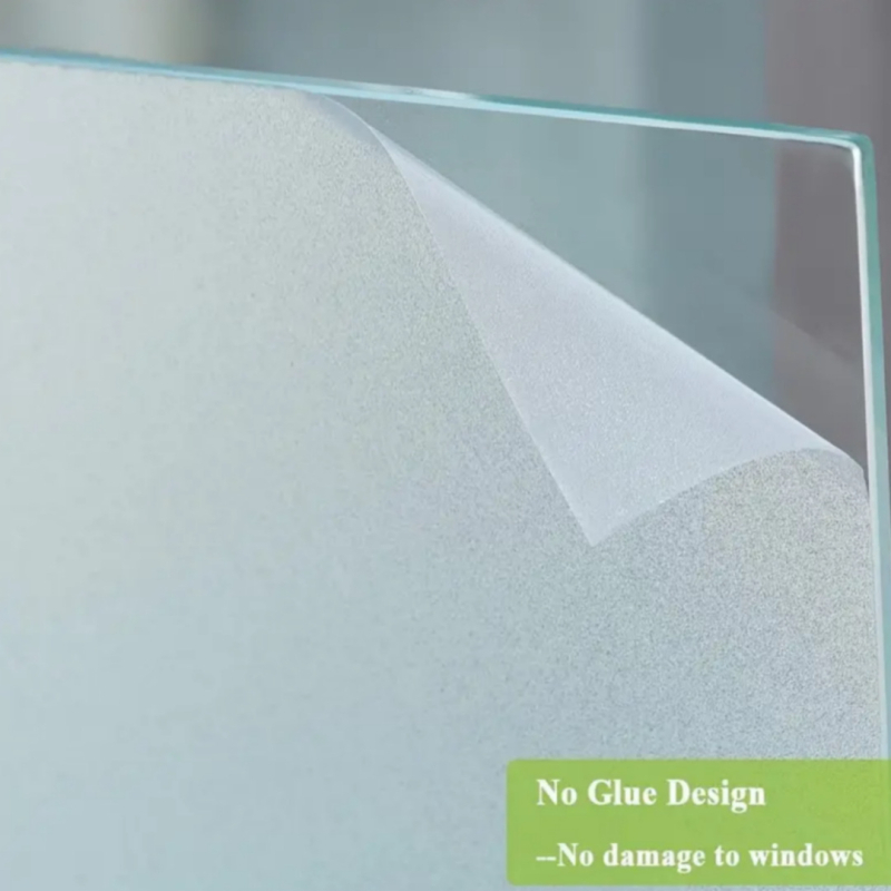 Mattklaaskile, soojusisolatsioon, päikesekaitse, kodukontor, piilumisvastane, liimivaba, elektrostaatiline, väikese rulliga aknakleebis, elektrostaatiline kleebis